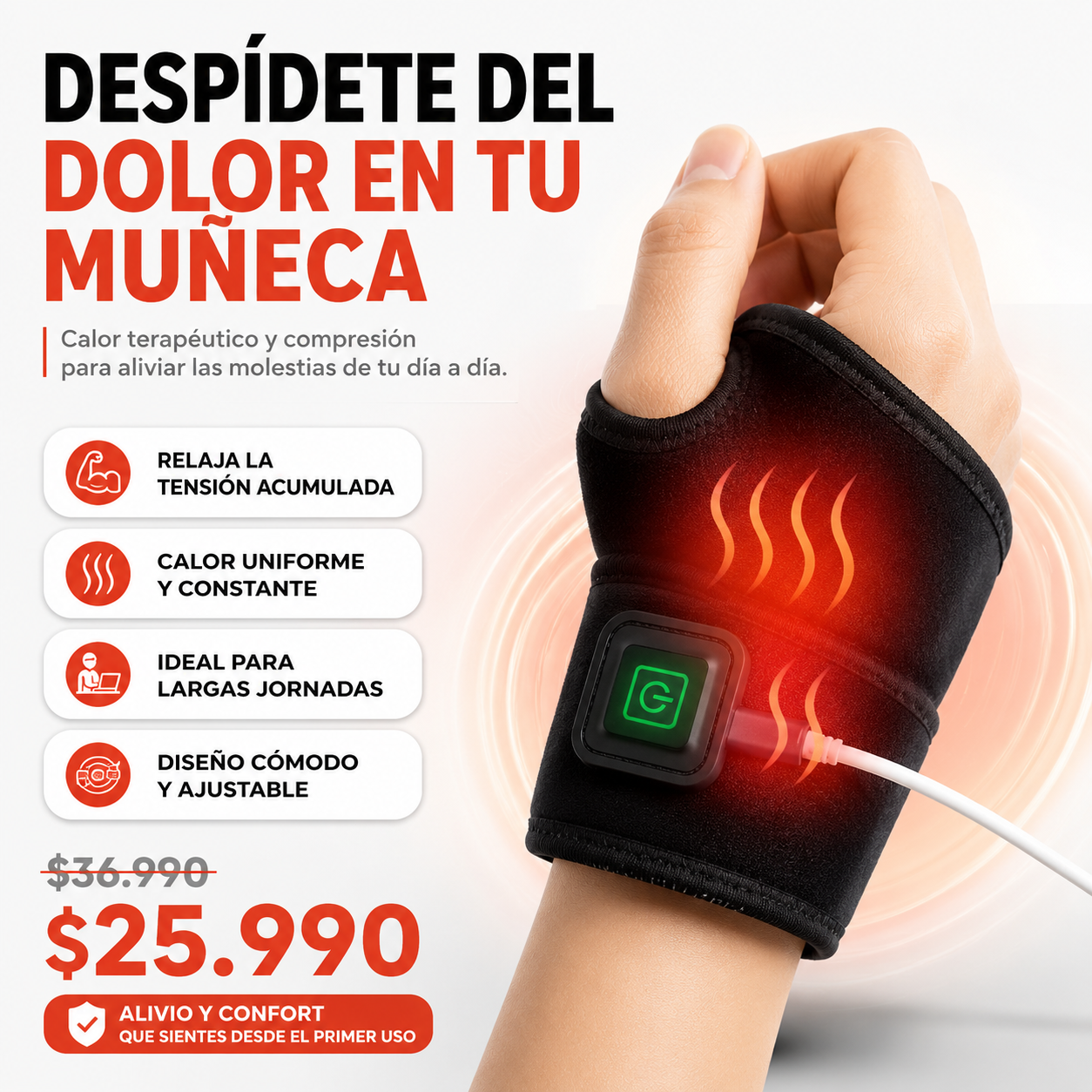 ThermaWrist™ | El Alivio Que Tu Muñeca Necesita
