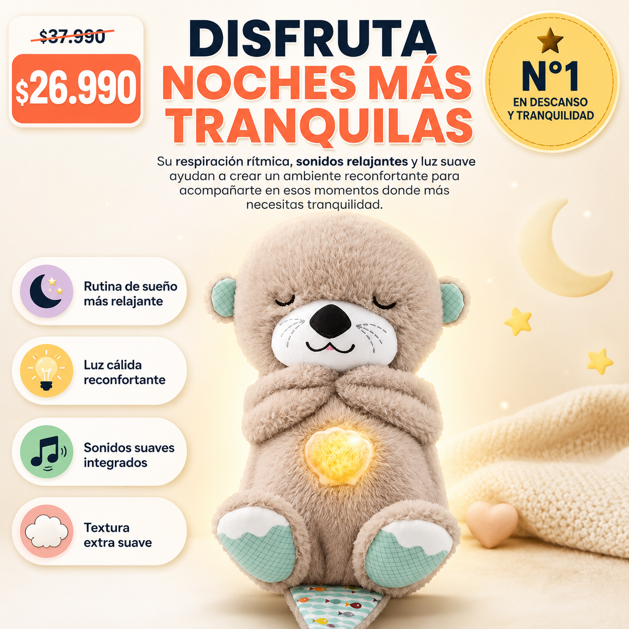 NutriaDream™ | La tranquilidad que te acompaña cada noche