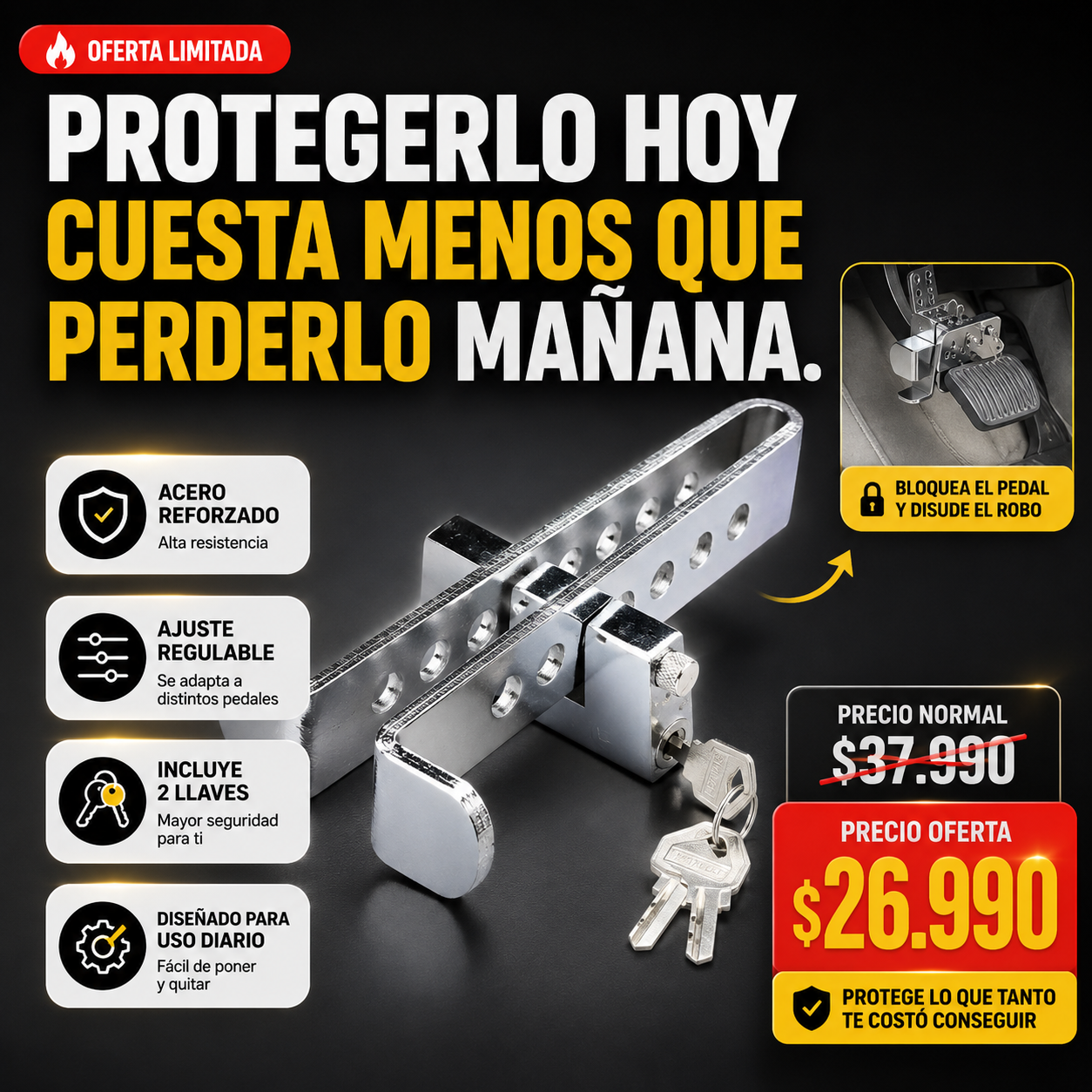 PedalSafe™ | Mayor Tranquilidad Donde Estaciones