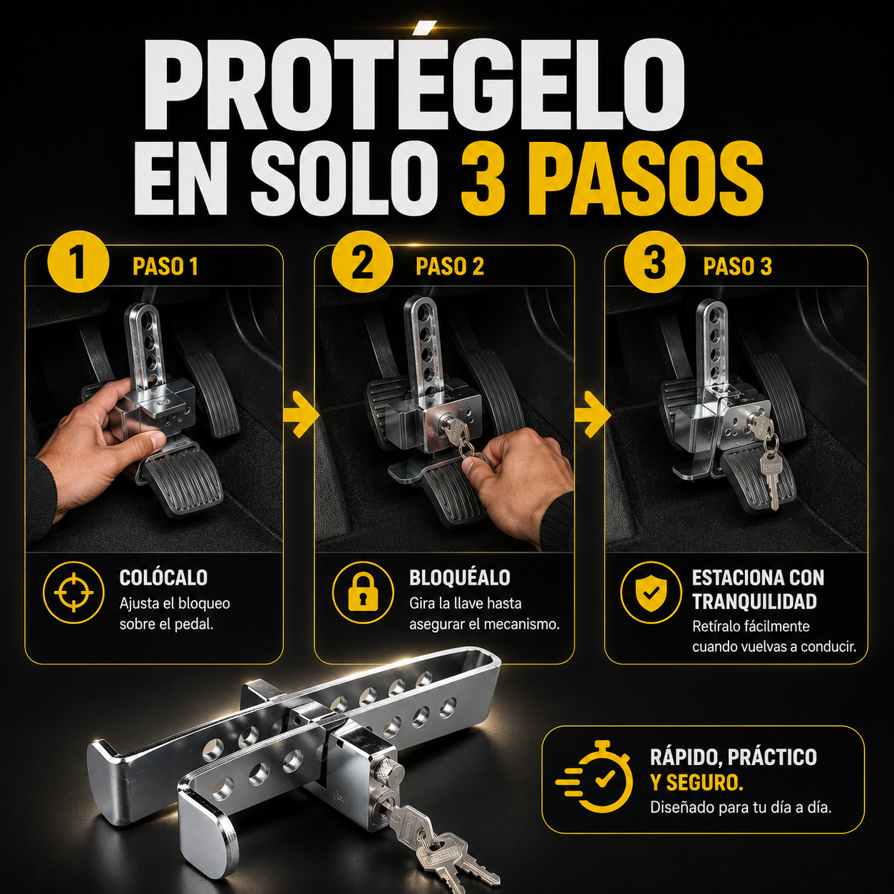 PedalSafe™ | Mayor Tranquilidad Donde Estaciones